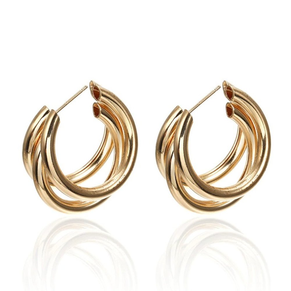 Women's Semi Circle Hoop Earring